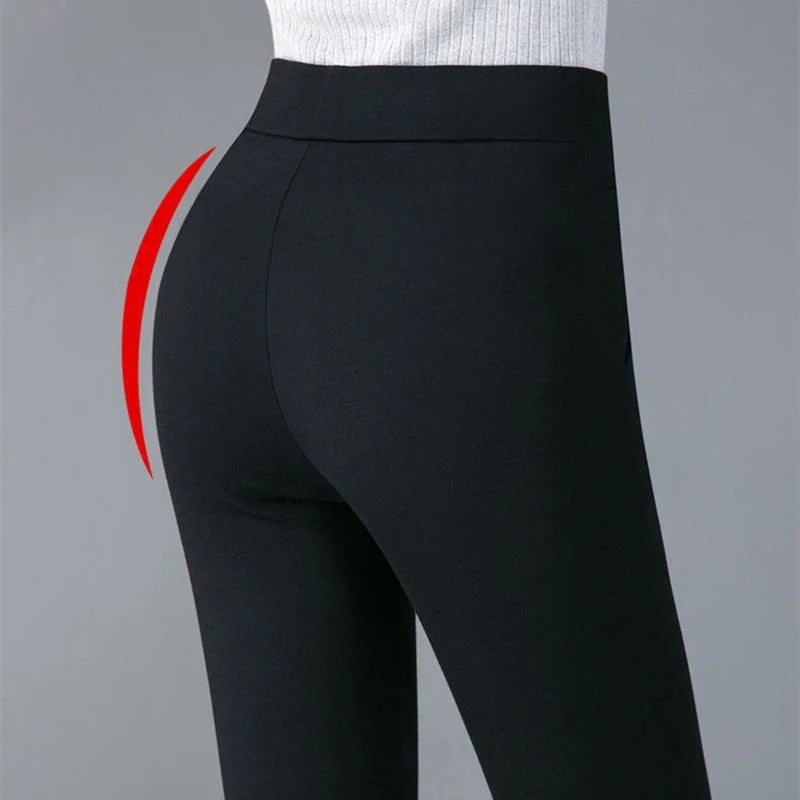 Pantalon skinny chaud pour femme