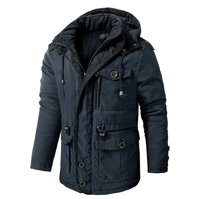 Veste d'hiver polaire en cachemire pour hommes