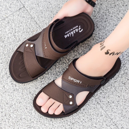 Sandales à enfiler pour homme pour l'été