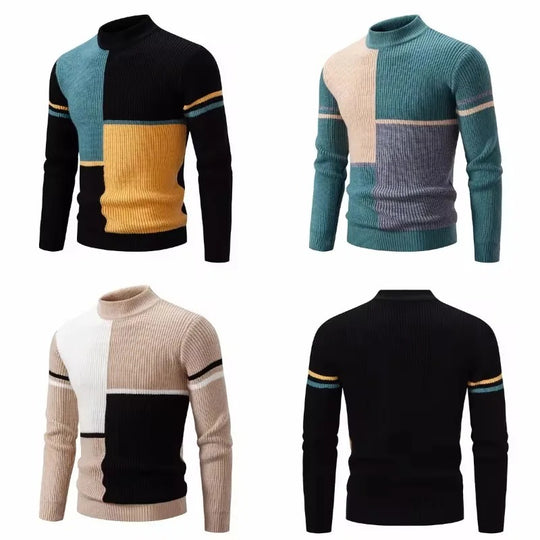 Pull chaud en tricot pour hommes