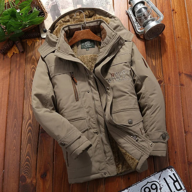 Veste multi-poches grande taille pour hommes