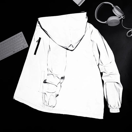 Veste coupe-vent réfléchissante