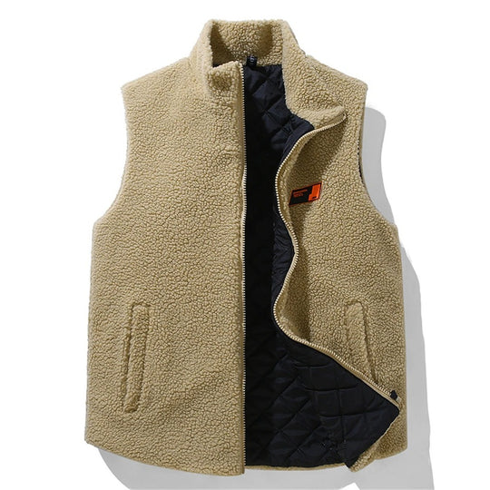 Gilet d'hiver en polaire pour hommes