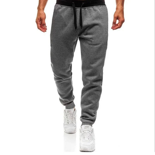 Pantalon de survêtement décontracté en polaire pour hommes