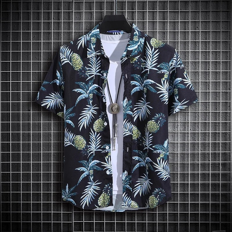 Chemise d'été imprimée pour homme