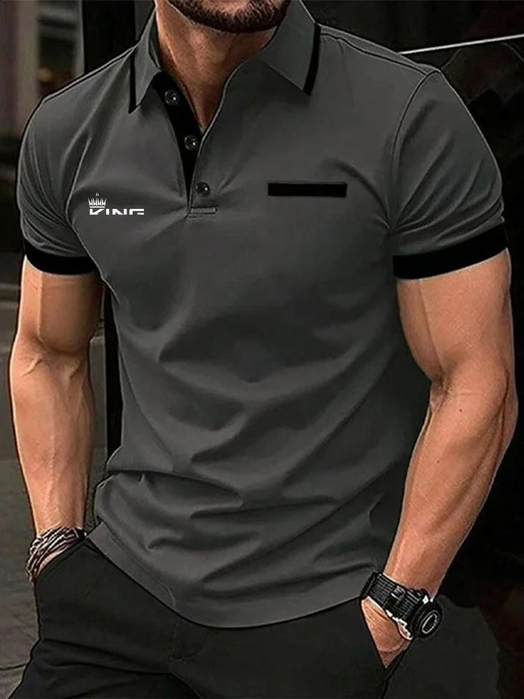 Polo de golf décontracté pour homme