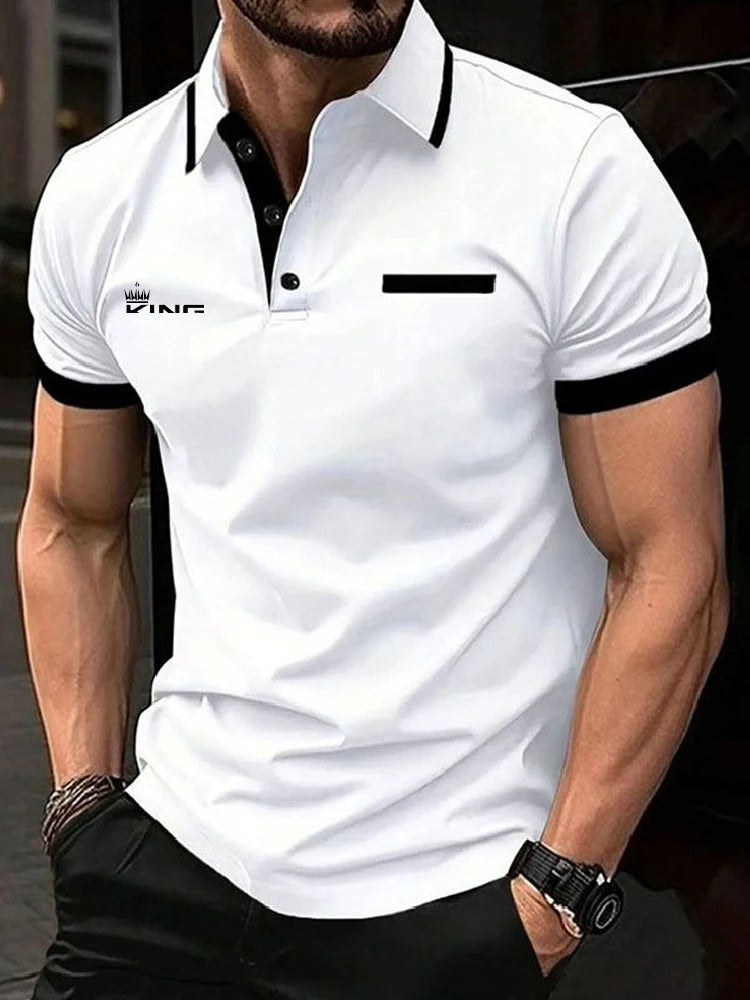 Polo de golf décontracté pour homme