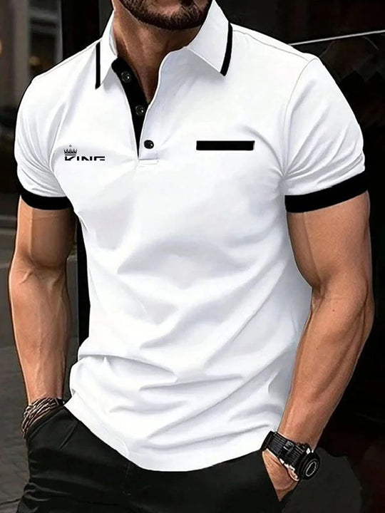 Polo de golf décontracté pour homme