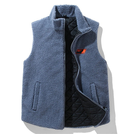Gilet d'hiver en polaire pour hommes