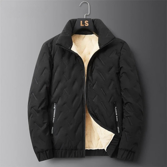 Veste en laine d'agneau épaissie pour hommes