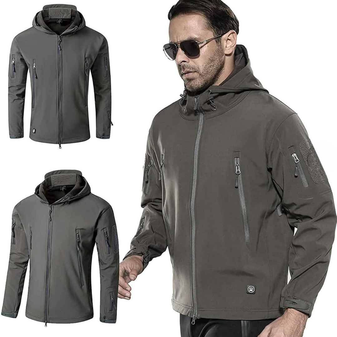 Veste tactique imperméable à coquille souple pour hommes