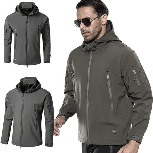 Veste tactique imperméable à coquille souple pour hommes