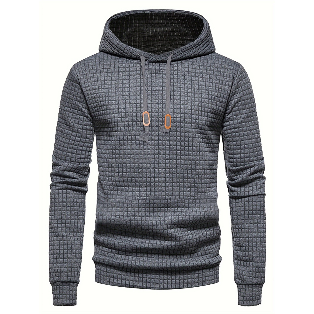 Hoodies à cordon de serrage patchwork pour hommes
