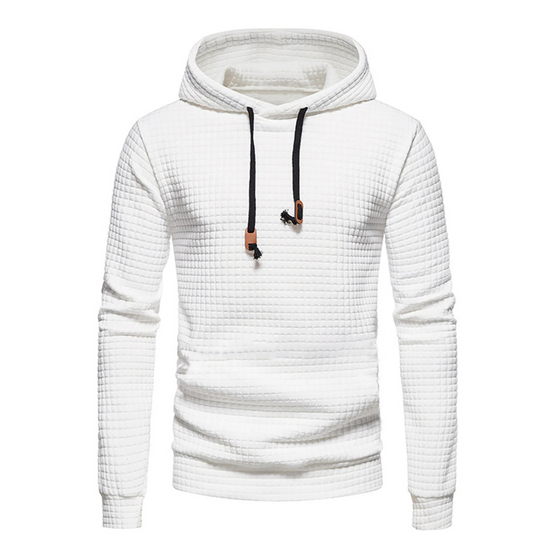 Hoodies à cordon de serrage patchwork pour hommes