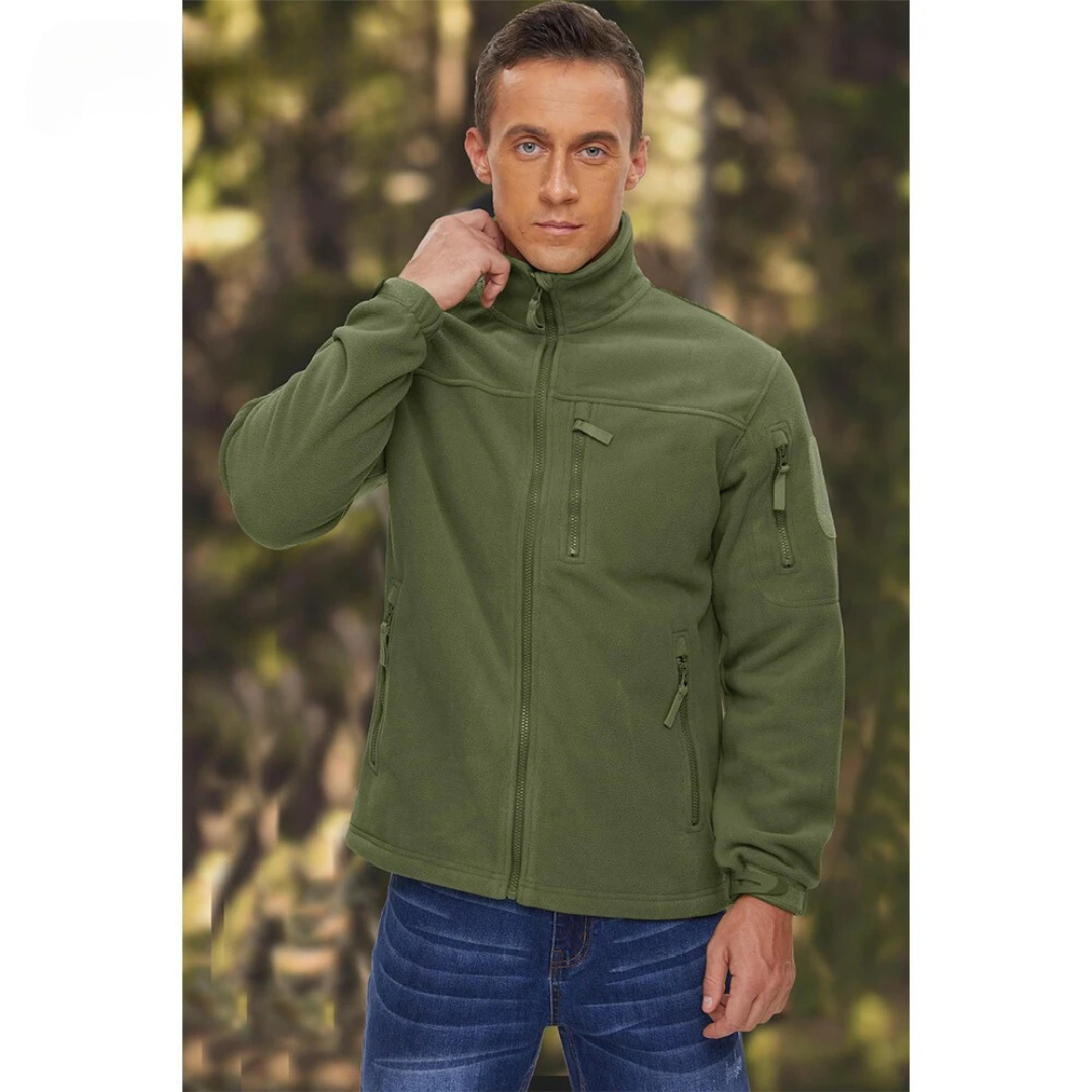 Veste thermique en polaire entièrement zippée pour hommes