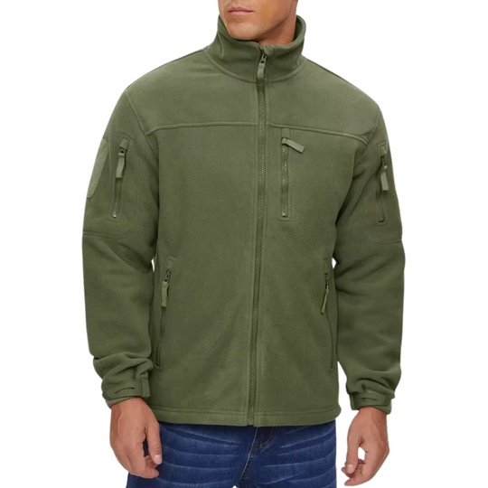 Veste thermique en polaire entièrement zippée pour hommes