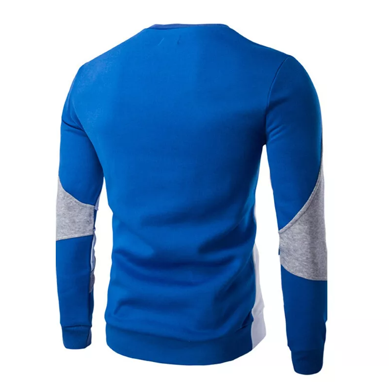 Sweat-shirt décontracté à col rond pour hommes