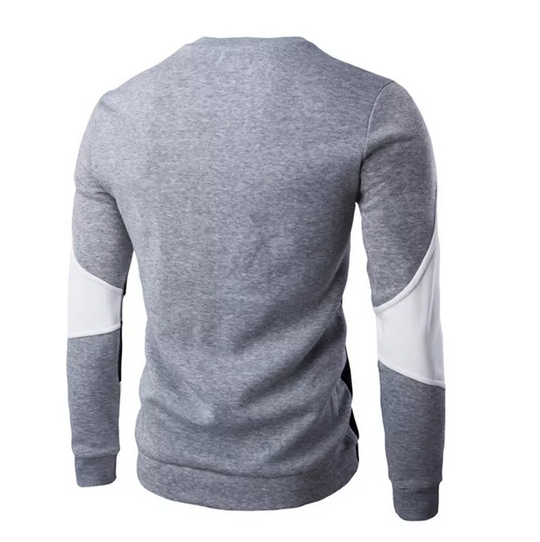 Sweat-shirt décontracté à col rond pour hommes