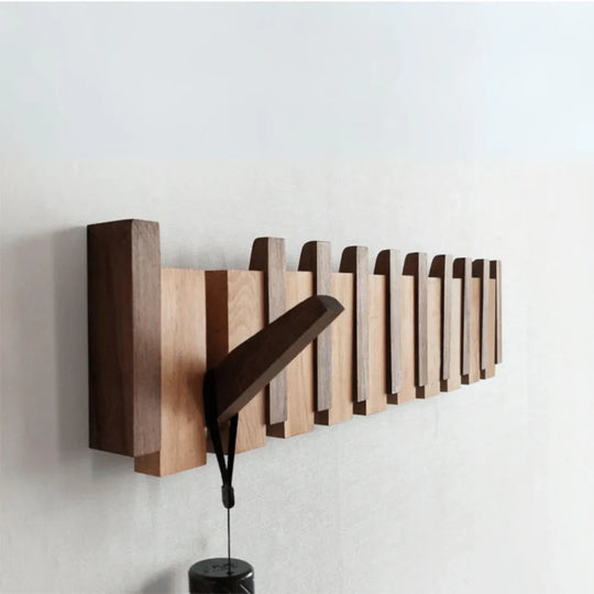 Porte-manteau Mural en Bois Design