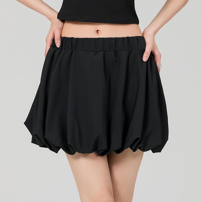 Mini-jupe ballon pour femme