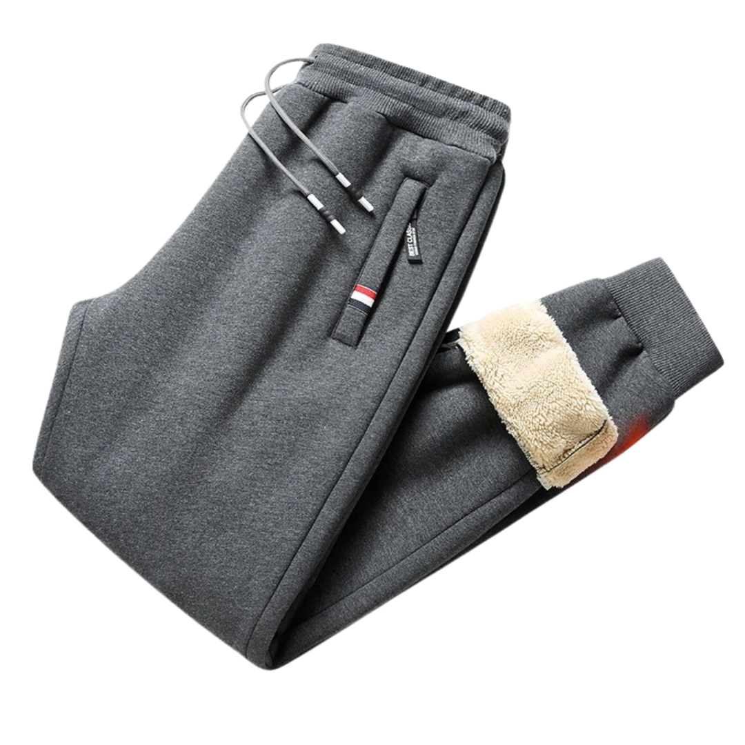 Pantalon de survêtement à poche zippée pour hommes