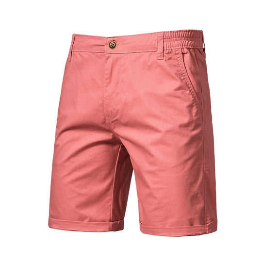 Short décontracté 100 % coton pour homme