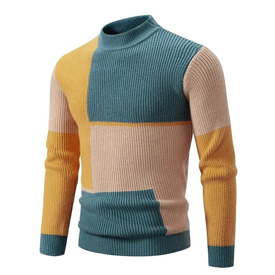 Pull chaud en tricot pour hommes