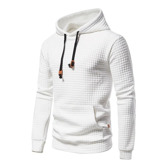 Hoodies à cordon de serrage patchwork pour hommes