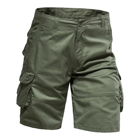 Short cargo d'été en coton pour homme