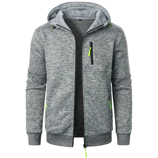 Veste de sport décontractée à capuche pour hommes