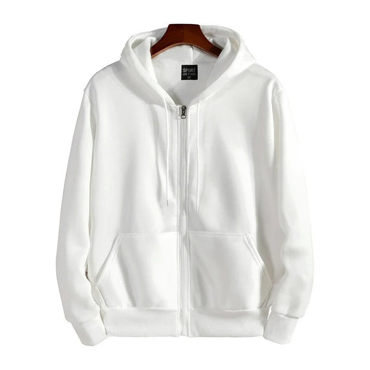 Hoodies décontractés à fermeture éclair pour hommes