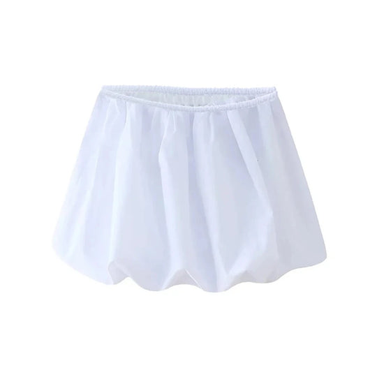 Mini-jupe ballon pour femme