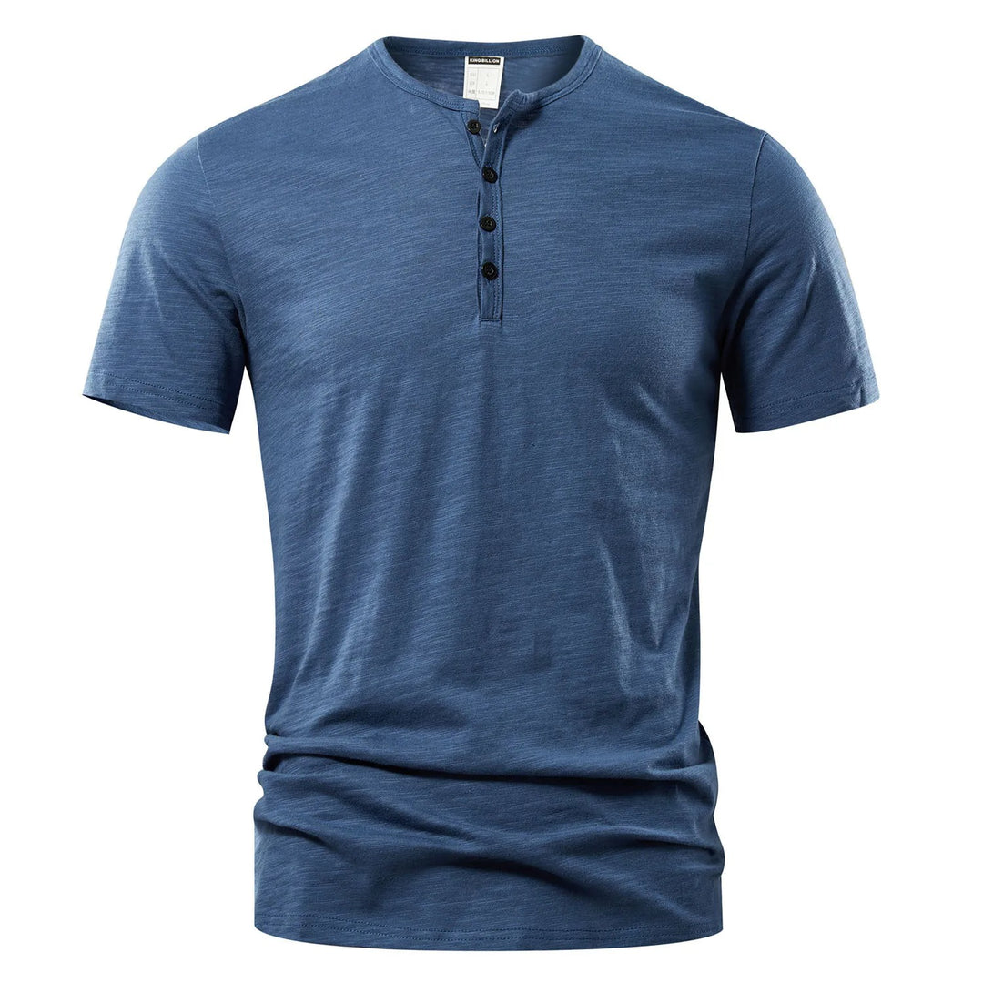 T-shirt Henley d'été pour homme