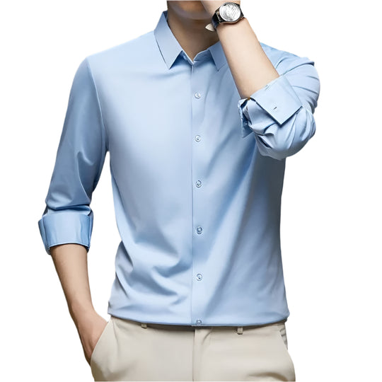 Chemise business sans plis pour homme