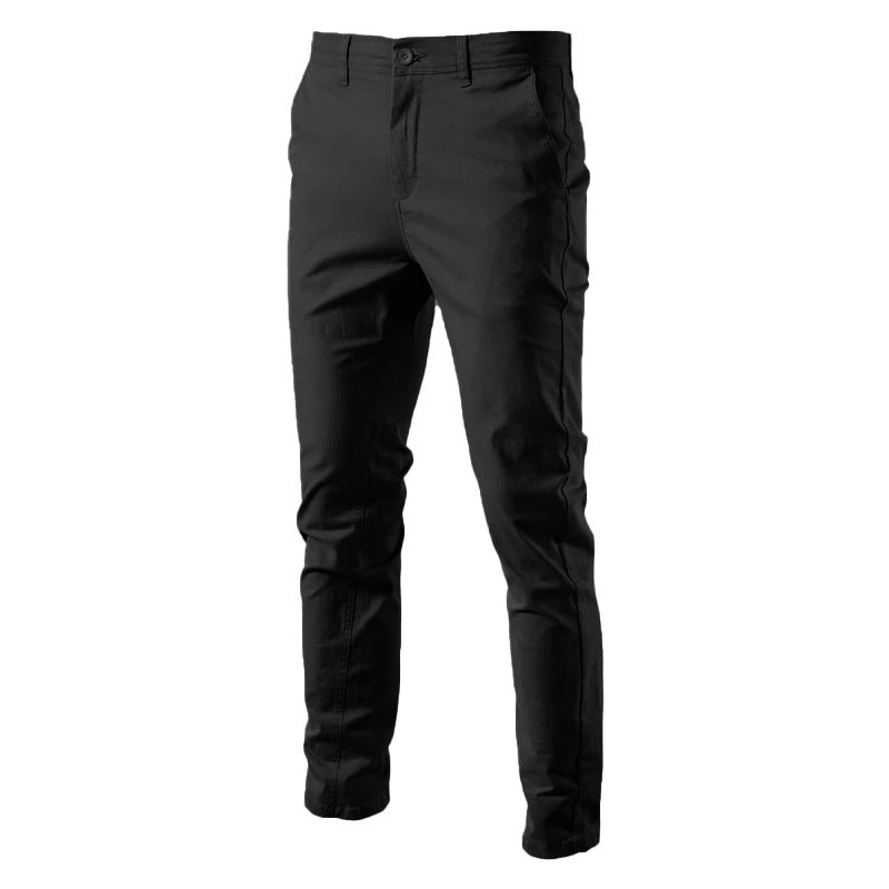 Pantalon slim en coton pour homme