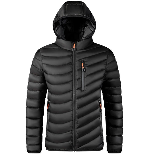 Veste à capuche coupe-vent pour hommes