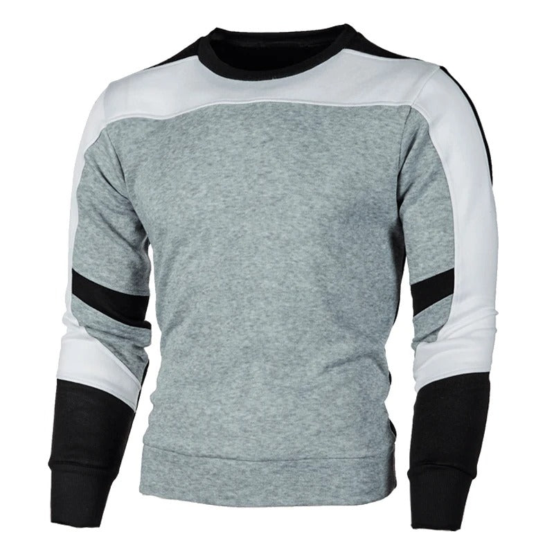 Sweat-shirt décontracté à col rond pour hommes