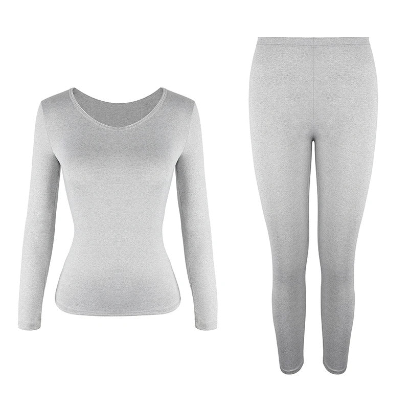 Ensemble de sous-vêtements thermiques pour femmes