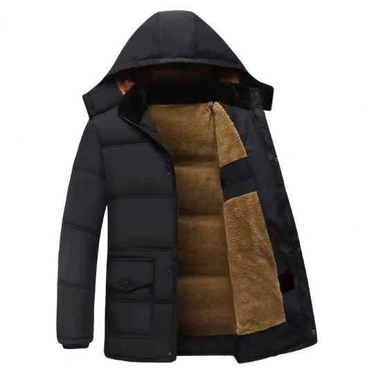 Veste coupe-vent à capuche pour hommes