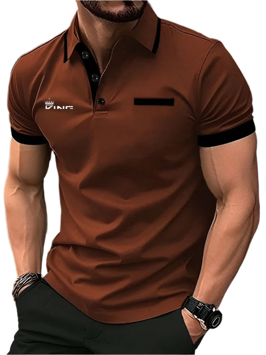 Polo de golf décontracté pour homme