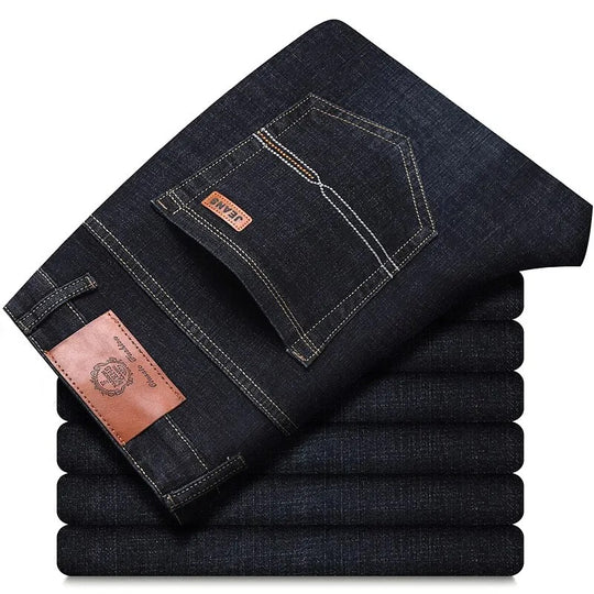 Jeans classiques en denim pour hommes