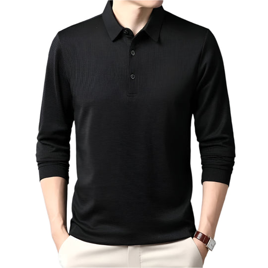 Polo à manches longues pour homme