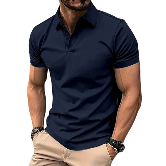 Polo léger décontracté pour homme