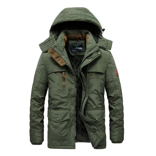 Veste d'hiver multi-poches pour hommes
