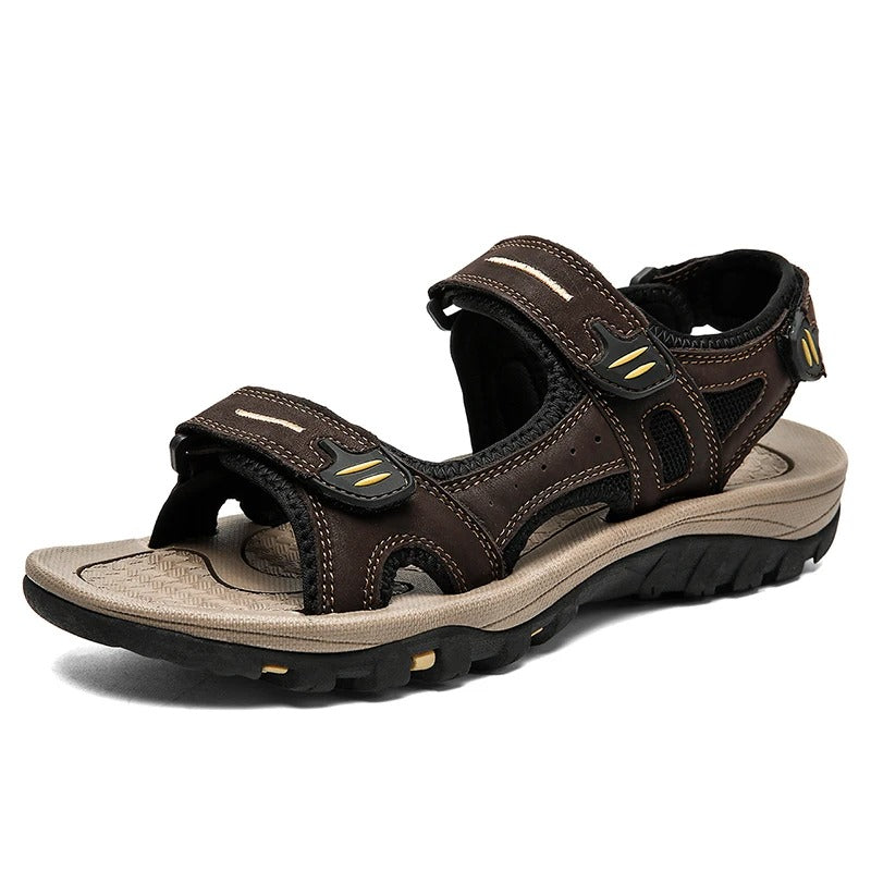 Sandales en cuir décontractées pour hommes