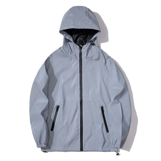 Veste coupe-vent réfléchissante