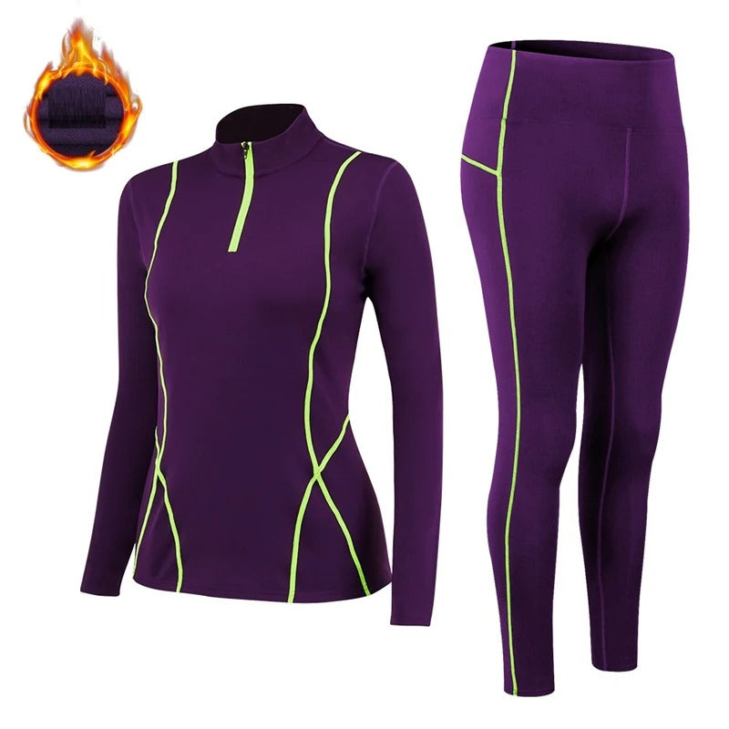 Ensemble de sous-vêtements élastiques de mise en forme pour femmes