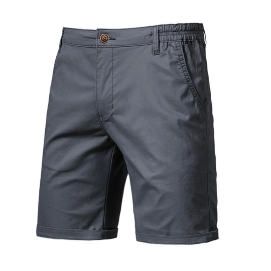 Short décontracté 100 % coton pour homme