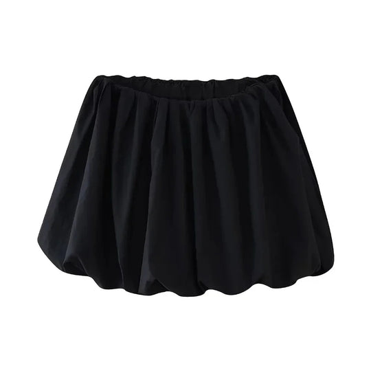 Mini-jupe ballon pour femme
