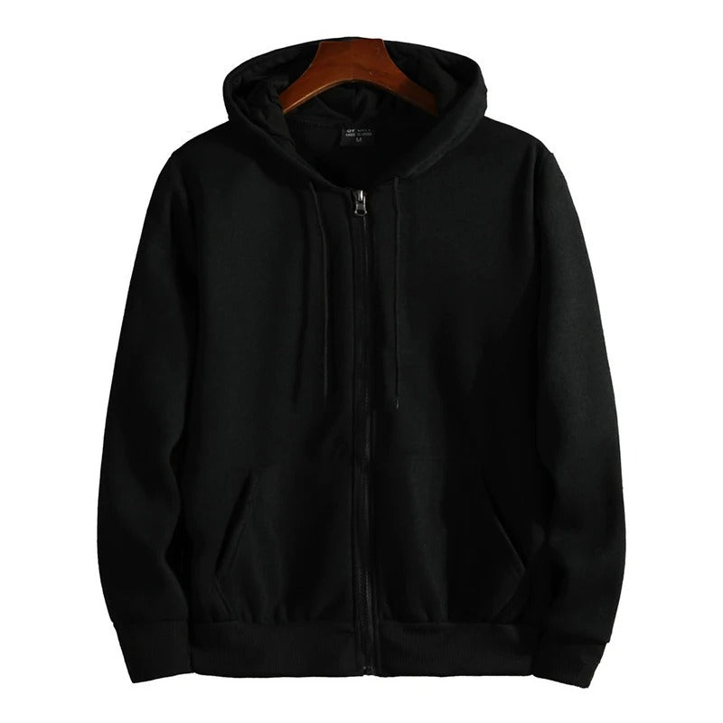Hoodies décontractés à fermeture éclair pour hommes